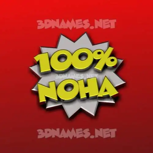 noha in 100 Percent style - 3D name wallpaper noha in 100 Percent style - 3D name wallpaper
