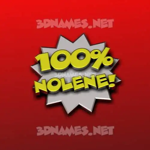 nolene in 100 Percent style - 3D name wallpaper nolene in 100 Percent style - 3D name wallpaper