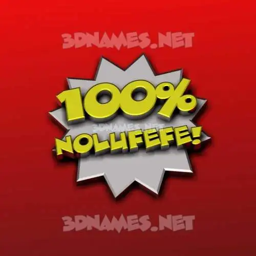 nolufefe in 100 Percent style - 3D name wallpaper nolufefe in 100 Percent style - 3D name wallpaper