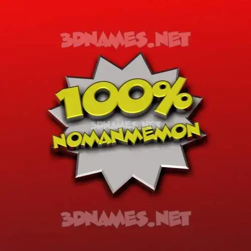 nomanmemon in 100 Percent style - 3D name wallpaper nomanmemon in 100 Percent style - 3D name wallpaper
