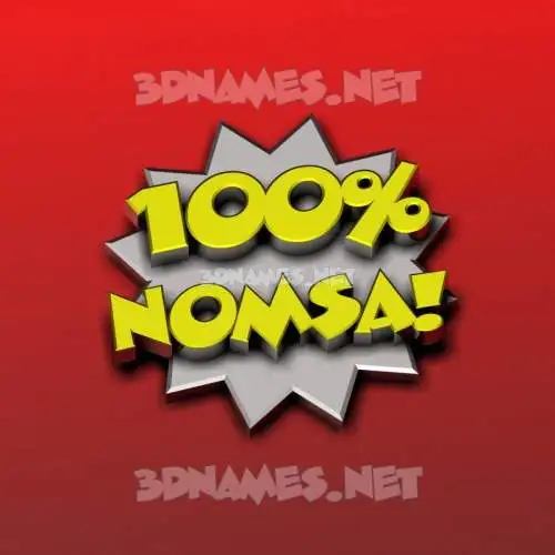 nomsa in 100 Percent style - 3D name wallpaper nomsa in 100 Percent style - 3D name wallpaper