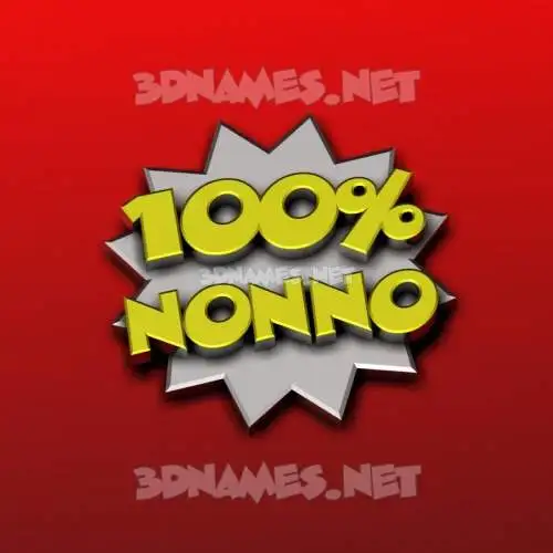 nonno in 100 Percent style - 3D name wallpaper nonno in 100 Percent style - 3D name wallpaper