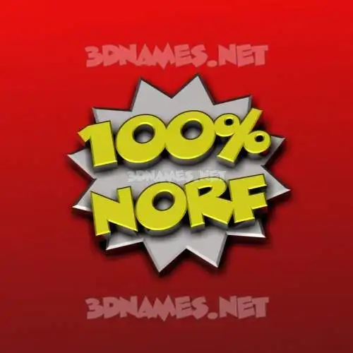 norf in 100 Percent style - 3D name wallpaper norf in 100 Percent style - 3D name wallpaper