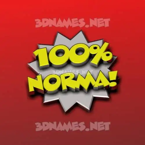 norma in 100 Percent style - 3D name wallpaper norma in 100 Percent style - 3D name wallpaper