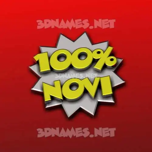 novi in 100 Percent style - 3D name wallpaper novi in 100 Percent style - 3D name wallpaper