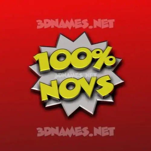 novs in 100 Percent style - 3D name wallpaper novs in 100 Percent style - 3D name wallpaper