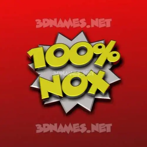 nox in 100 Percent style - 3D name wallpaper nox in 100 Percent style - 3D name wallpaper