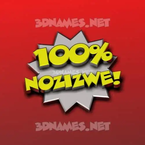 nozizwe in 100 Percent style - 3D name wallpaper nozizwe in 100 Percent style - 3D name wallpaper