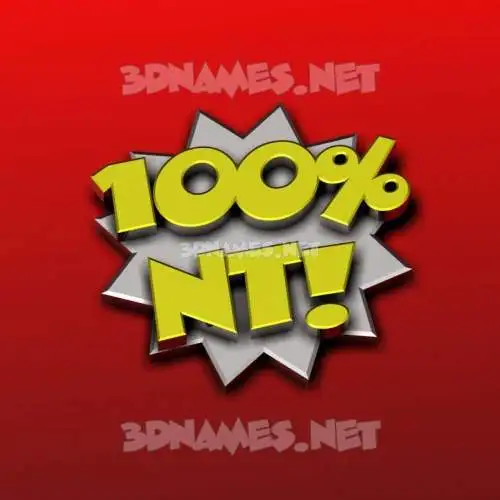 nt in 100 Percent style - 3D name wallpaper nt in 100 Percent style - 3D name wallpaper