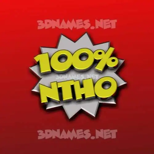 ntho in 100 Percent style - 3D name wallpaper ntho in 100 Percent style - 3D name wallpaper