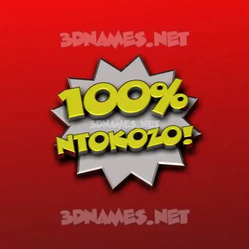 ntokozo in 100 Percent style - 3D name wallpaper ntokozo in 100 Percent style - 3D name wallpaper