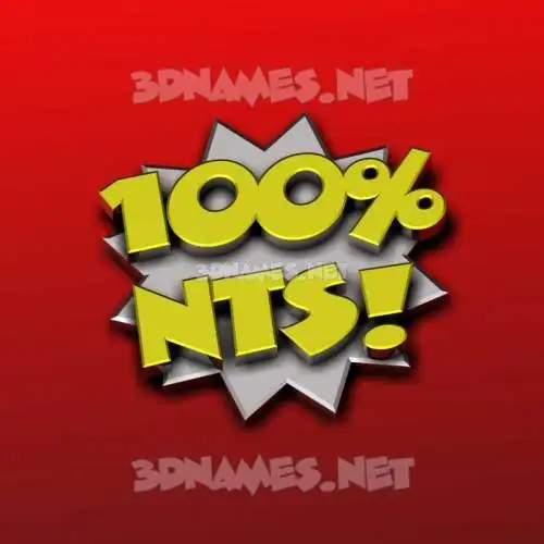 nts in 100 Percent style - 3D name wallpaper nts in 100 Percent style - 3D name wallpaper
