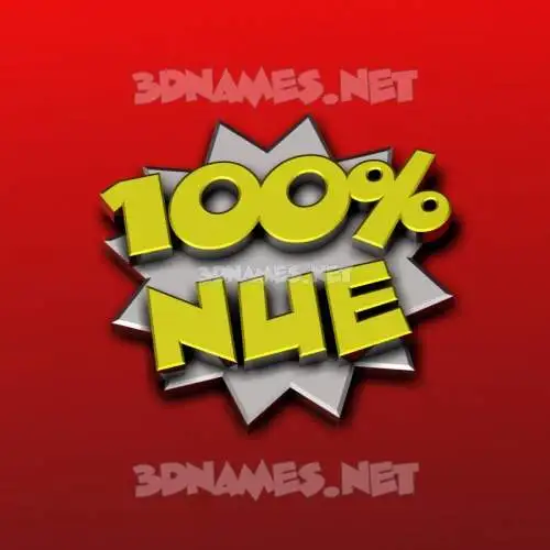 nue in 100 Percent style - 3D name wallpaper nue in 100 Percent style - 3D name wallpaper