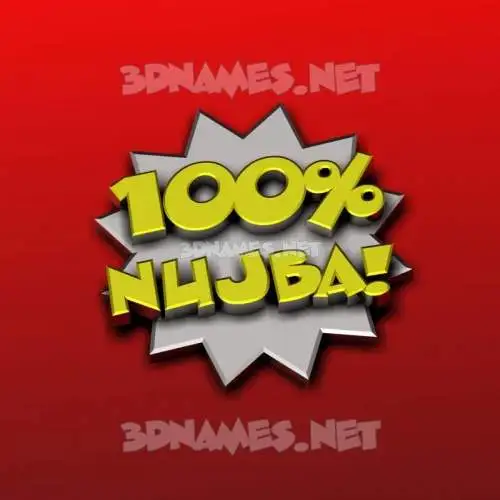 nujba in 100 Percent style - 3D name wallpaper nujba in 100 Percent style - 3D name wallpaper