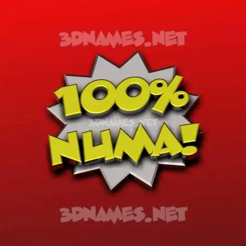 numa in 100 Percent style - 3D name wallpaper numa in 100 Percent style - 3D name wallpaper