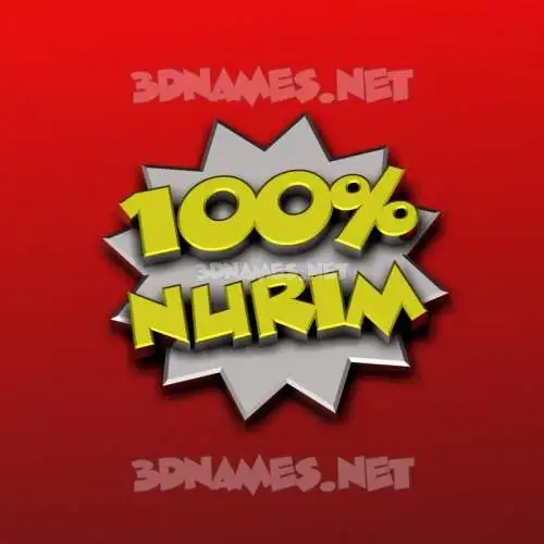 nurim in 100 Percent style - 3D name wallpaper nurim in 100 Percent style - 3D name wallpaper