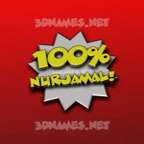 nurjamal in 100 Percent style - 3D name wallpaper nurjamal in 100 Percent style - 3D name wallpaper