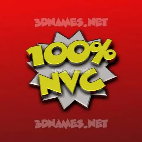 nvc in 100 Percent style - 3D name wallpaper nvc in 100 Percent style - 3D name wallpaper