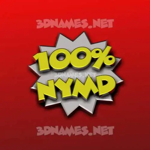 nymd in 100 Percent style - 3D name wallpaper nymd in 100 Percent style - 3D name wallpaper