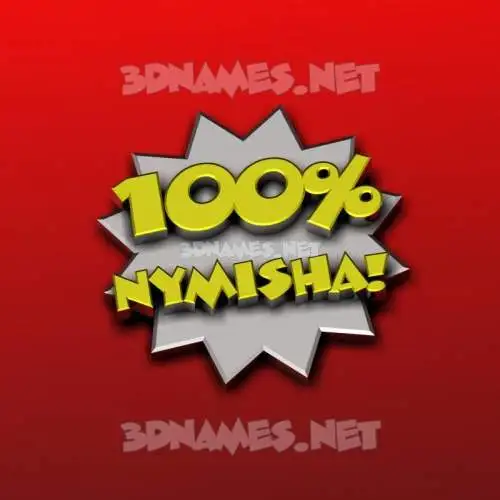 nymisha in 100 Percent style - 3D name wallpaper nymisha in 100 Percent style - 3D name wallpaper
