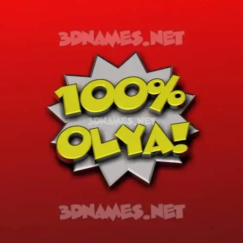 olya in 100 Percent style - 3D name wallpaper olya in 100 Percent style - 3D name wallpaper