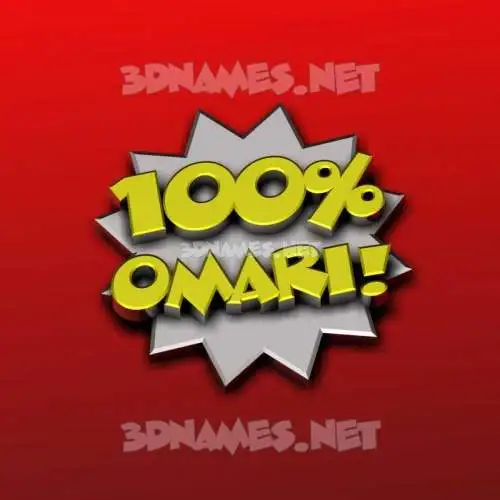 omari in 100 Percent style - 3D name wallpaper omari in 100 Percent style - 3D name wallpaper