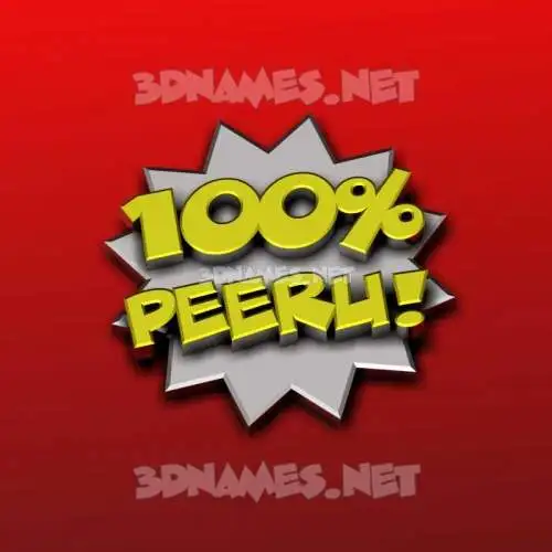 peeru in 100 Percent style - 3D name wallpaper peeru in 100 Percent style - 3D name wallpaper