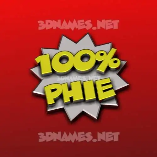 phie in 100 Percent style - 3D name wallpaper phie in 100 Percent style - 3D name wallpaper
