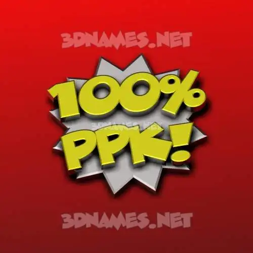 ppk in 100 Percent style - 3D name wallpaper ppk in 100 Percent style - 3D name wallpaper