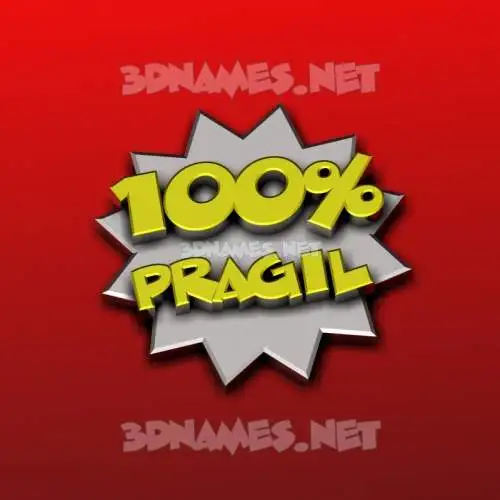 pragil in 100 Percent style - 3D name wallpaper pragil in 100 Percent style - 3D name wallpaper