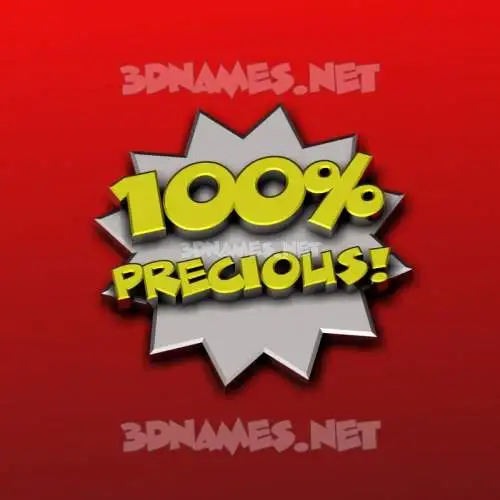 precious in 100 Percent style - 3D name wallpaper precious in 100 Percent style - 3D name wallpaper