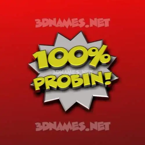 probin in 100 Percent style - 3D name wallpaper probin in 100 Percent style - 3D name wallpaper