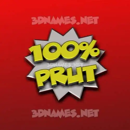 prut in 100 Percent style - 3D name wallpaper prut in 100 Percent style - 3D name wallpaper