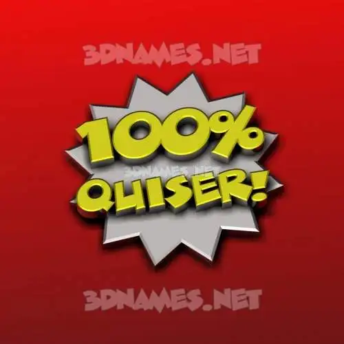 quiser in 100 Percent style - 3D name wallpaper quiser in 100 Percent style - 3D name wallpaper