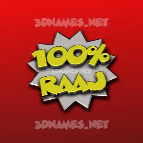 raaj in 100 Percent style - 3D name wallpaper raaj in 100 Percent style - 3D name wallpaper
