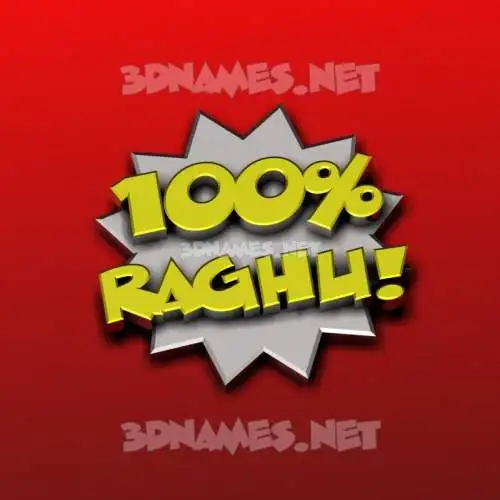 raghu in 100 Percent style - 3D name wallpaper raghu in 100 Percent style - 3D name wallpaper