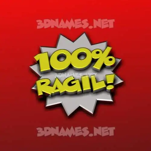 ragil in 100 Percent style - 3D name wallpaper ragil in 100 Percent style - 3D name wallpaper