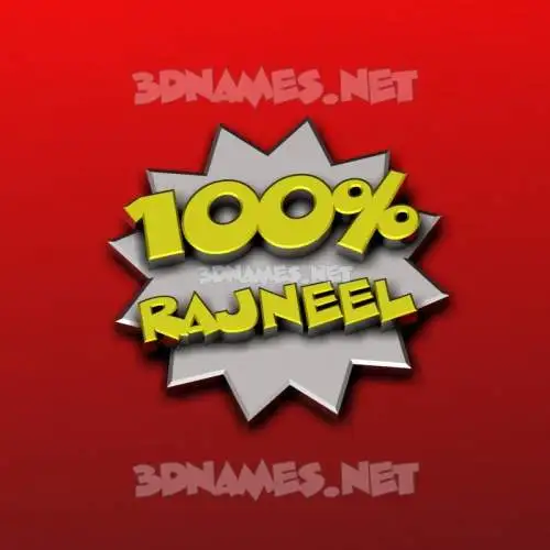 rajneel in 100 Percent style - 3D name wallpaper rajneel in 100 Percent style - 3D name wallpaper