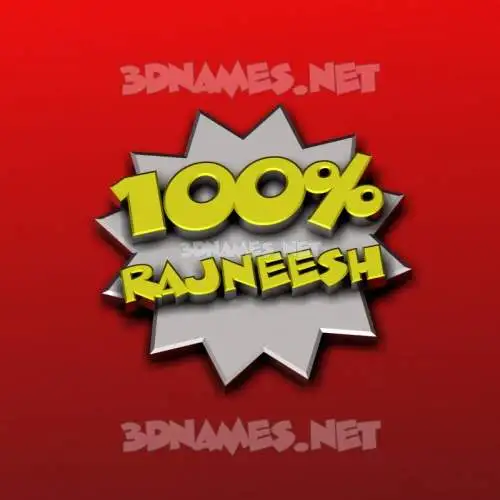 rajneesh in 100 Percent style - 3D name wallpaper rajneesh in 100 Percent style - 3D name wallpaper