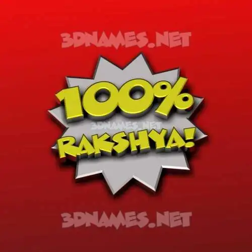 rakshya in 100 Percent style - 3D name wallpaper rakshya in 100 Percent style - 3D name wallpaper
