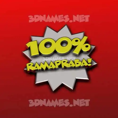 ramapraba in 100 Percent style - 3D name wallpaper ramapraba in 100 Percent style - 3D name wallpaper