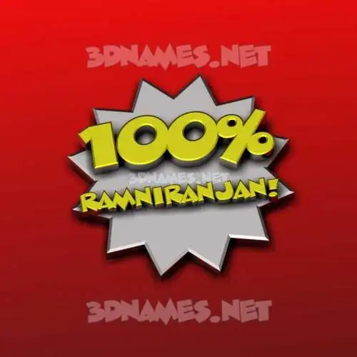 ramniranjan in 100 Percent style - 3D name wallpaper ramniranjan in 100 Percent style - 3D name wallpaper
