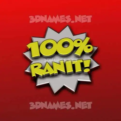 ranit in 100 Percent style - 3D name wallpaper ranit in 100 Percent style - 3D name wallpaper
