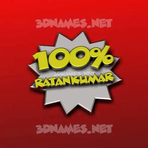 ratankumar in 100 Percent style - 3D name wallpaper ratankumar in 100 Percent style - 3D name wallpaper