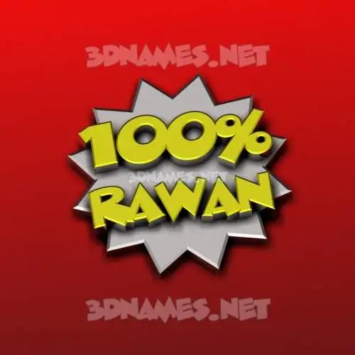 rawan in 100 Percent style - 3D name wallpaper rawan in 100 Percent style - 3D name wallpaper