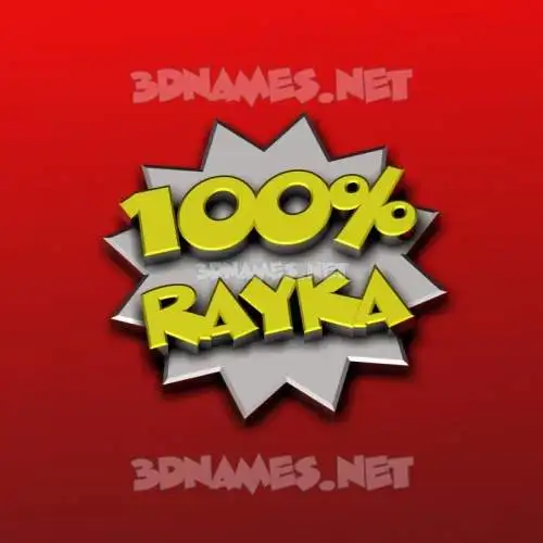 rayka in 100 Percent style - 3D name wallpaper rayka in 100 Percent style - 3D name wallpaper