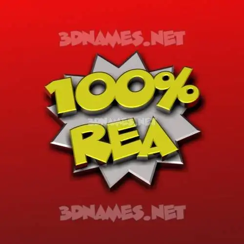 rea in 100 Percent style - 3D name wallpaper rea in 100 Percent style - 3D name wallpaper