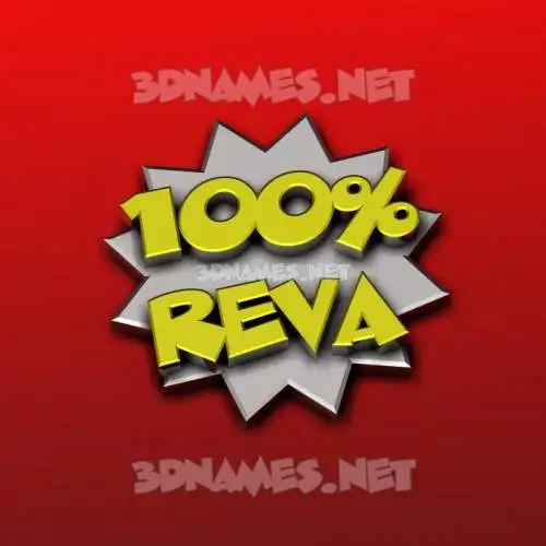 reva in 100 Percent style - 3D name wallpaper reva in 100 Percent style - 3D name wallpaper