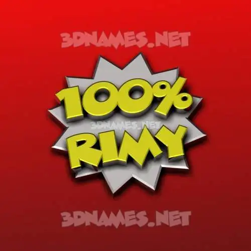 rimy in 100 Percent style - 3D name wallpaper rimy in 100 Percent style - 3D name wallpaper