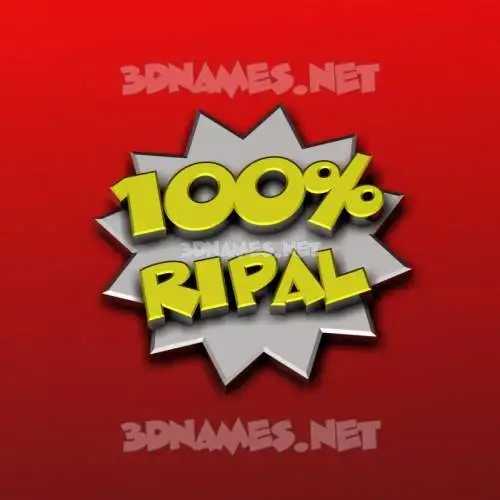 ripal in 100 Percent style - 3D name wallpaper ripal in 100 Percent style - 3D name wallpaper